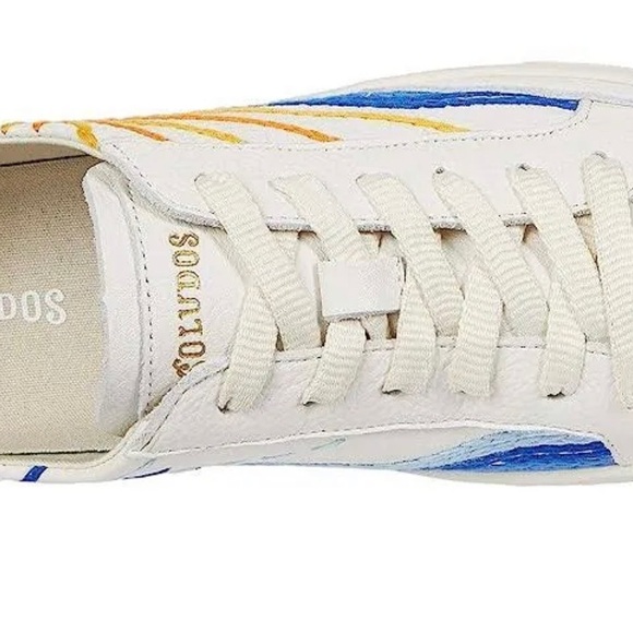 Soludos Women’s Sunrise Sunset Sneaker White Size 7 - Picture 4 of 6